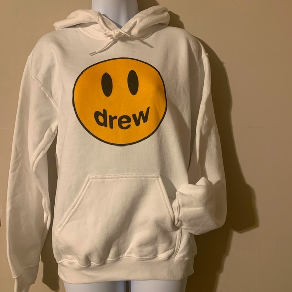 Gildan Other - NEW! Smiley Face Bieber Hoodie Sweatshirt
